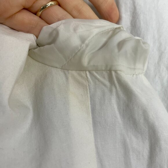 J. Crew Schoolboy Blazer Striped Blue White Linen Sz 2 Women Professional Preppy - Picture 8 of 16